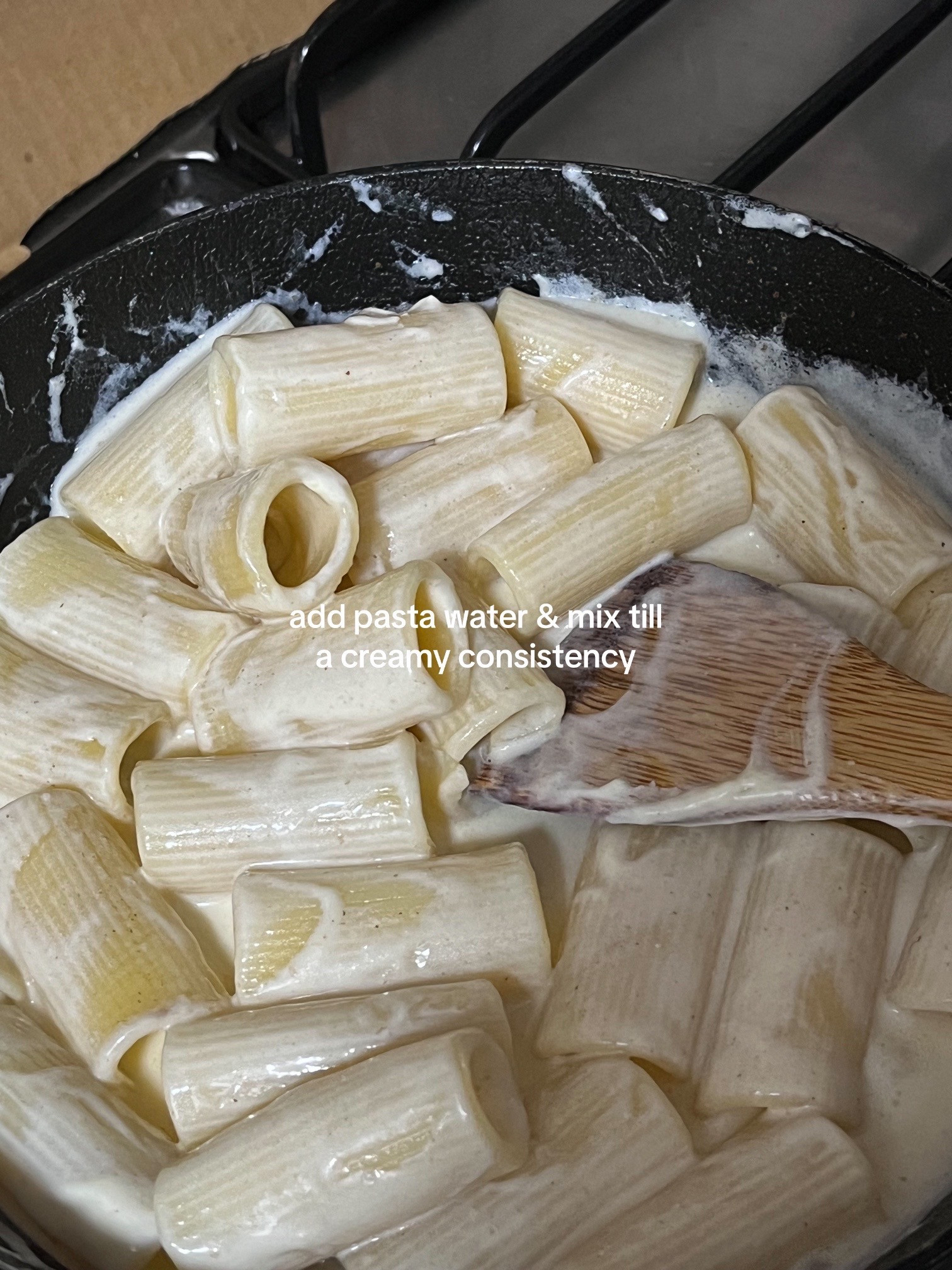 Creamy Brown Butter Ricotta Rigatoni with Crispy Toasted Breadcrumbs and Garlic