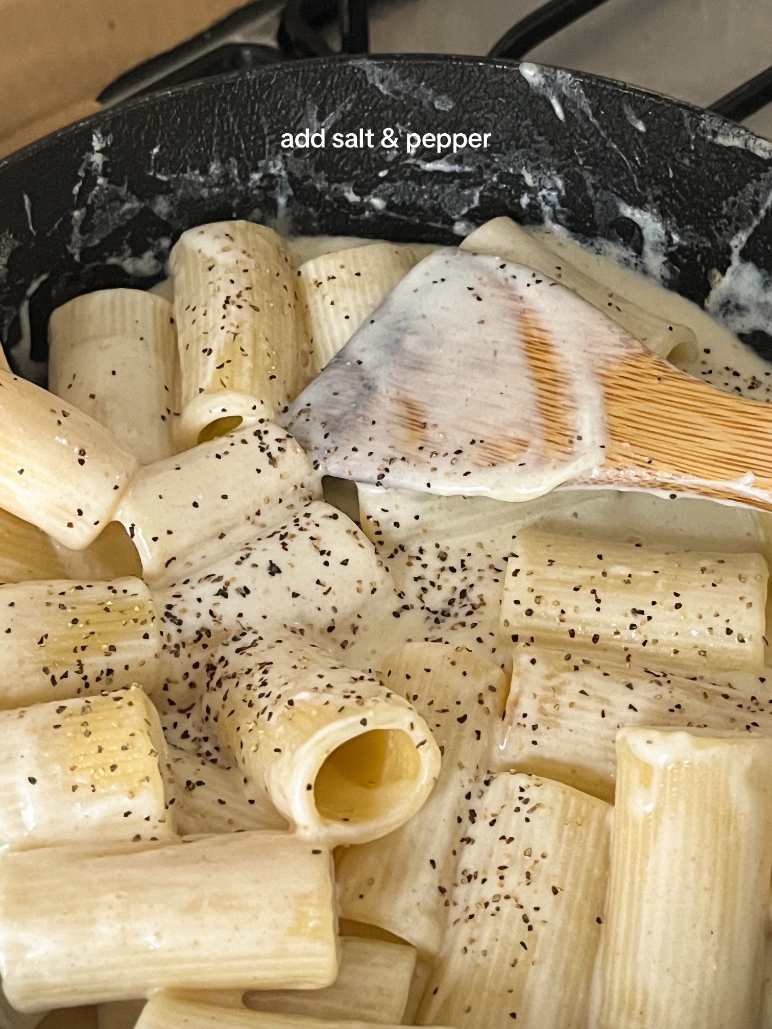 Creamy Brown Butter Ricotta Rigatoni with Crispy Toasted Breadcrumbs and Garlic
