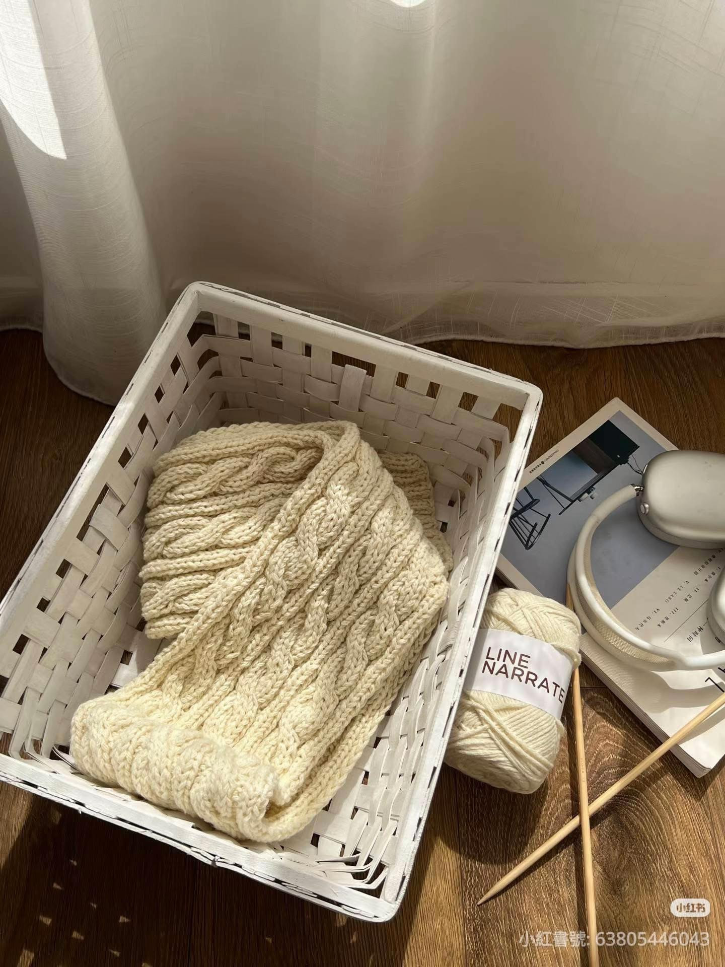 Creamy Cable Knit Scarf Pattern Share