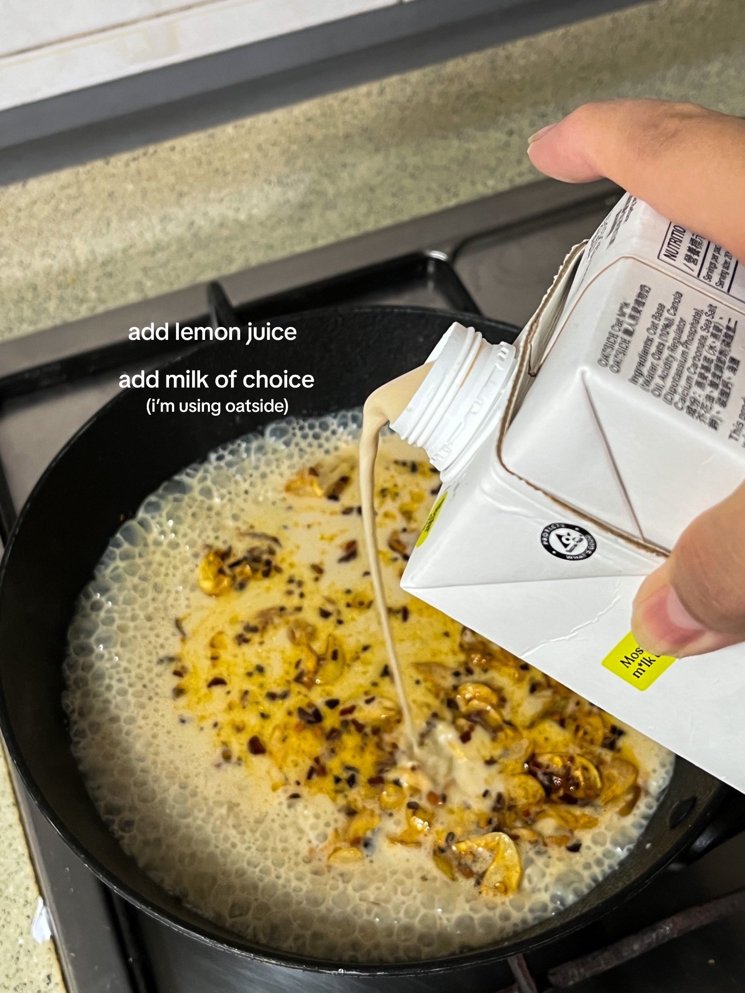 Creamy Lemon Pasta with Garlic and Chilli Flakes Recipe