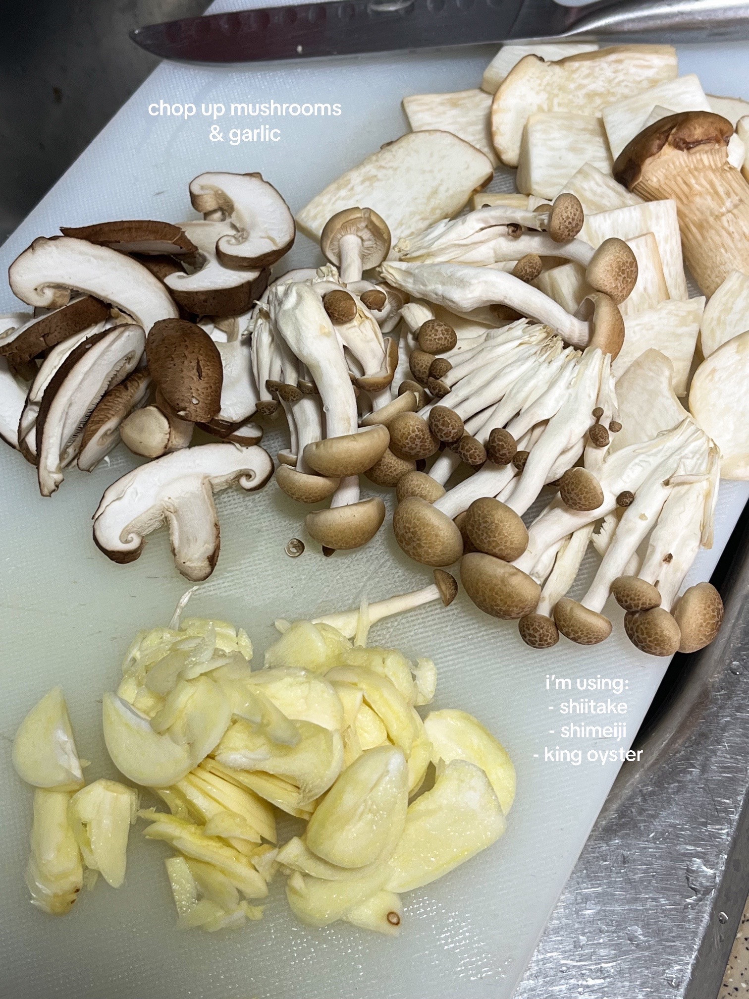 Creamy Miso Mushroom Pasta Recipe with Shiitake, Shimeiji, and King Oyster Mushrooms