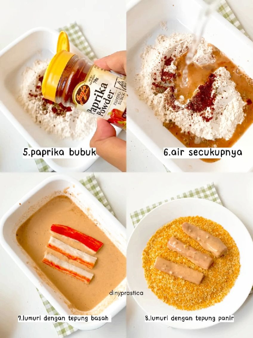 Crispy crabstick: ide cemilan mudah dan enak, goreng tepung panir