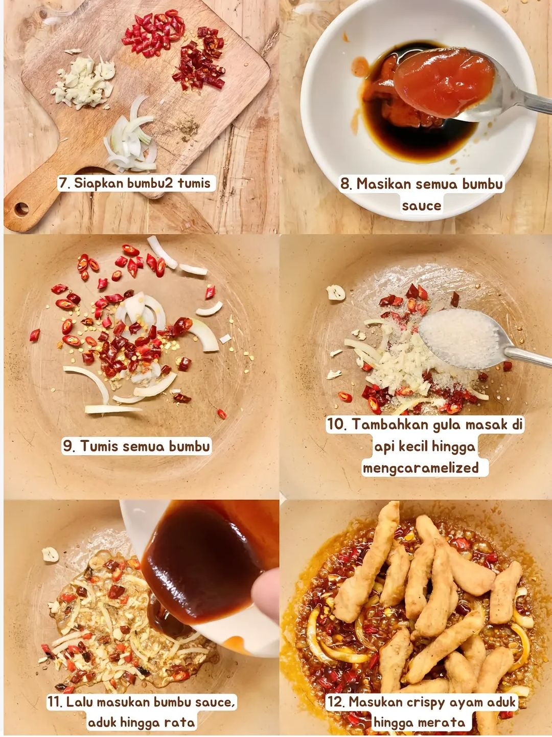 Crispy Spicy Chicken Strip - Tutorial Masak Ayam Goreng Bumbu Pedas