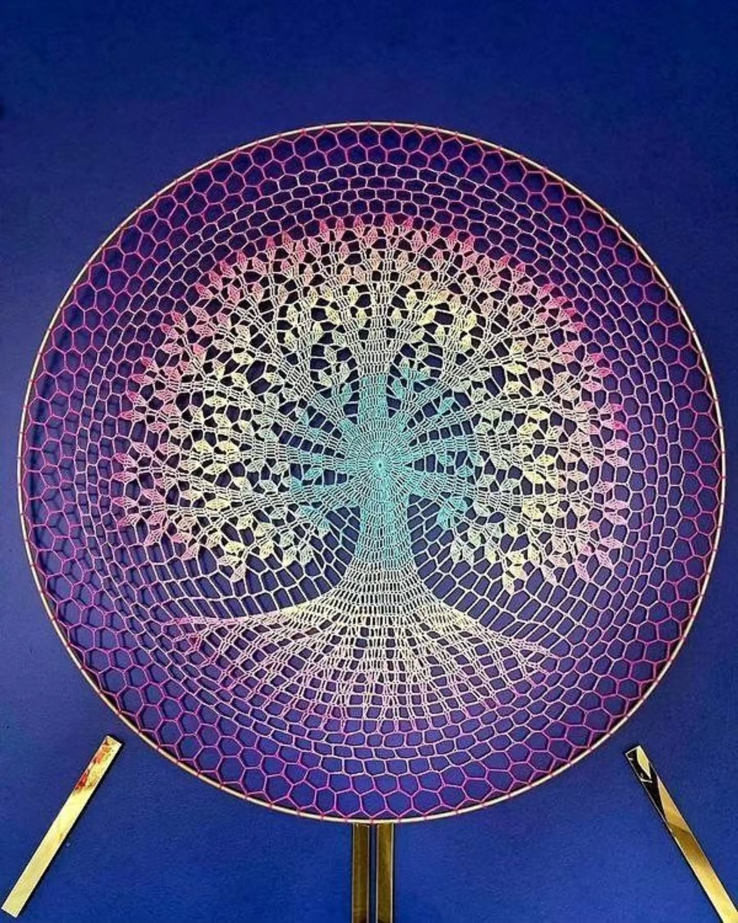 Croatian Tree of Life Mandala Placemat Chart