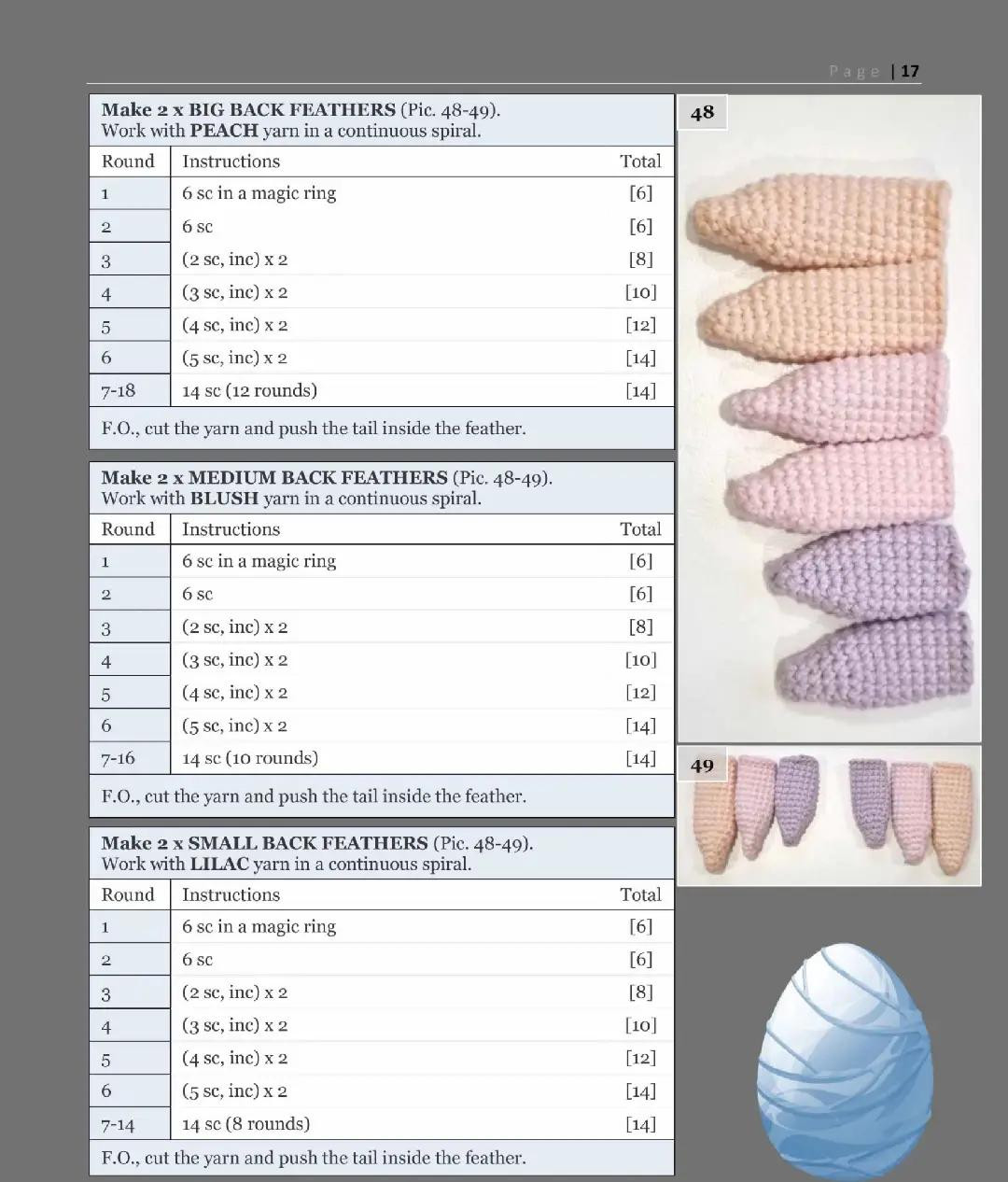 Crochet Air Dragon Aria Pattern Chart