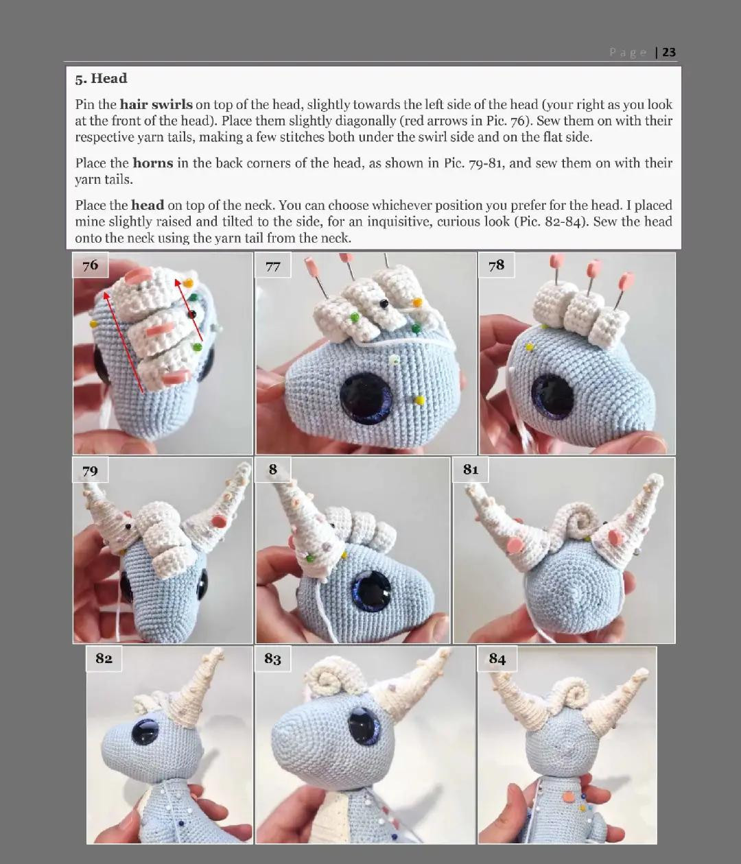 Crochet Air Dragon Aria Pattern Chart