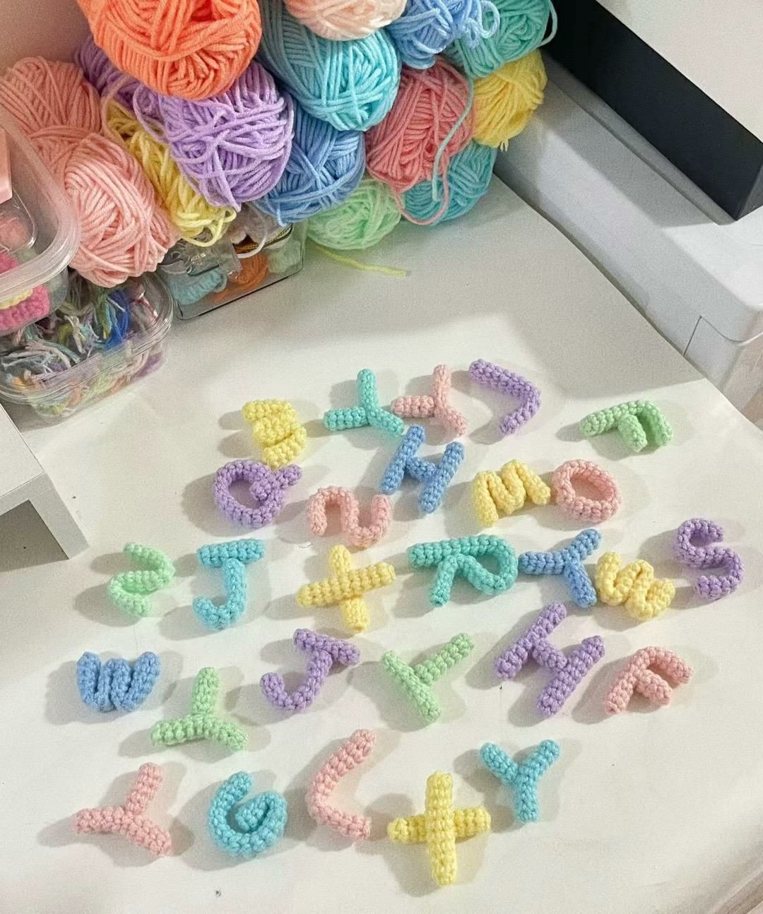 Crochet Alphabet Letters Pattern Chart Tutorial