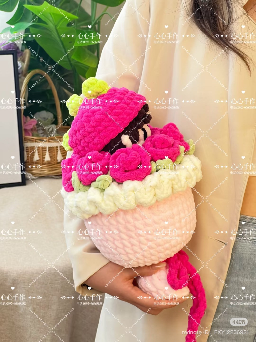 Crochet Amigurumi Bouquet Doll Pattern Chart