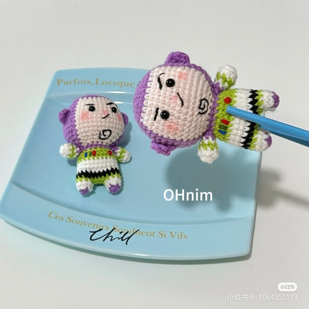 Crochet Amigurumi Buzz Lightyear Doll Pattern Chart