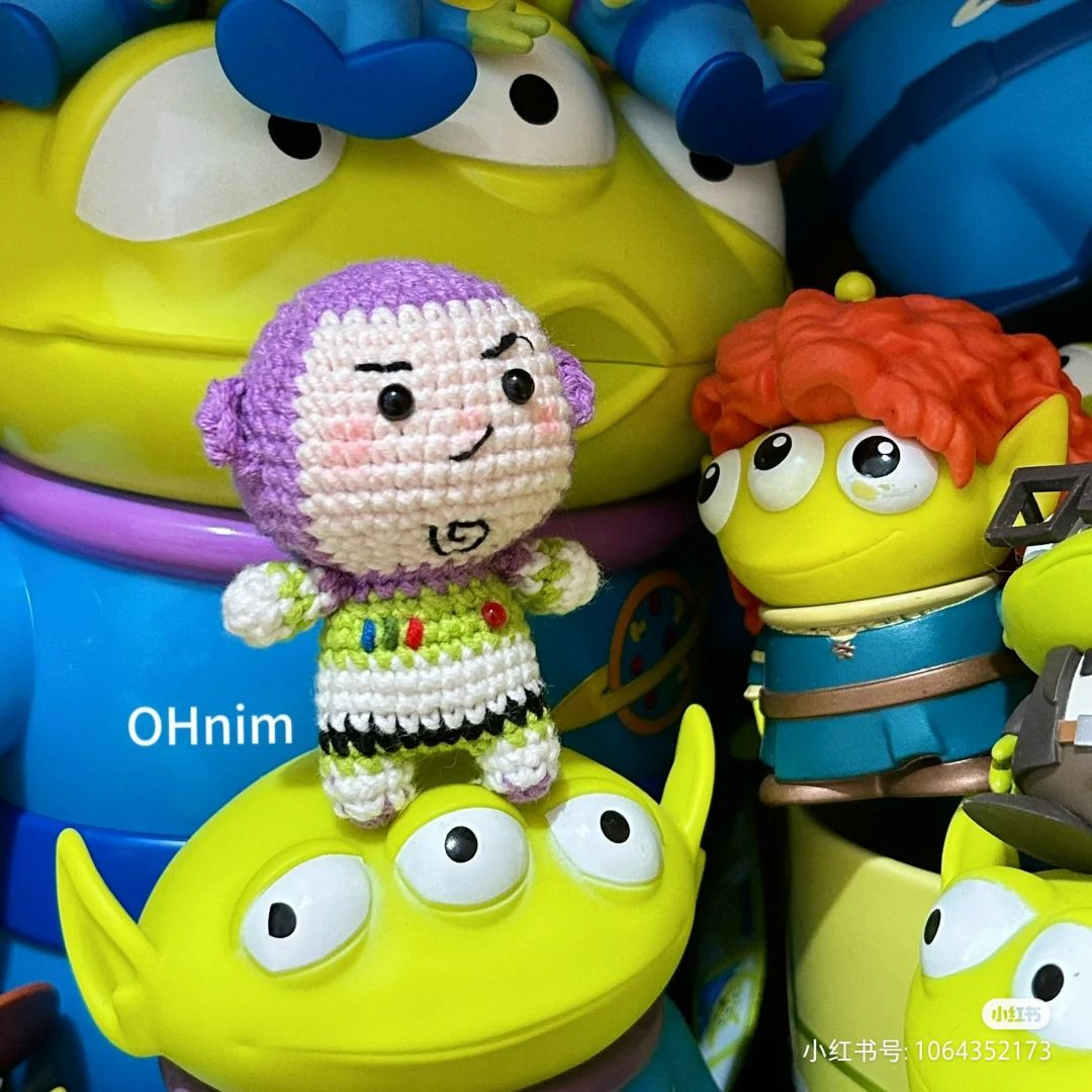 Crochet Amigurumi Buzz Lightyear Doll Pattern Chart
