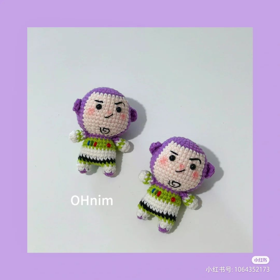 Crochet Amigurumi Buzz Lightyear Doll Pattern Chart