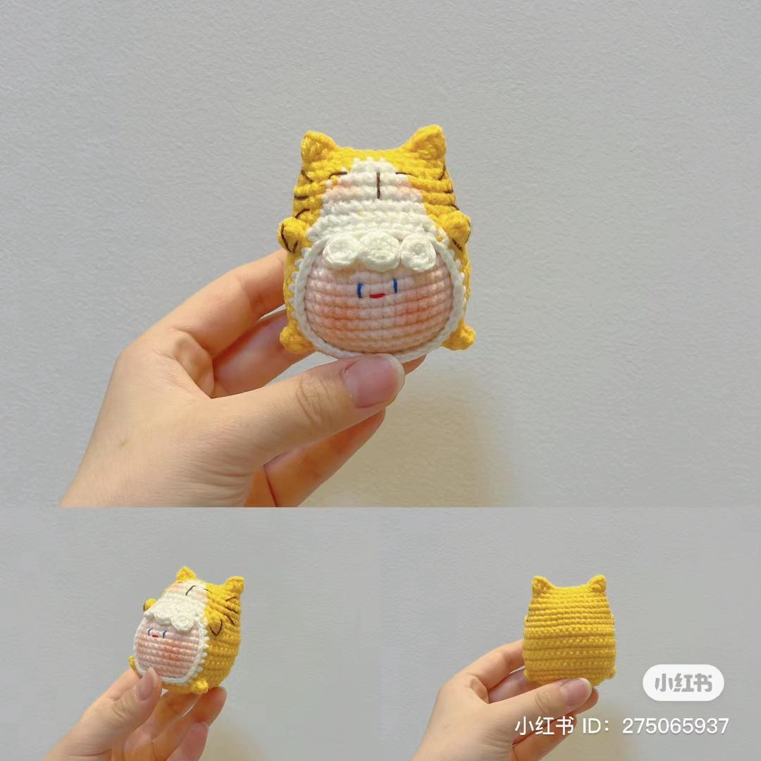 Crochet Amigurumi Charts: Cat, Mochi Rabbit, Mini Koala, and Crayon Shin-chan Head Patterns