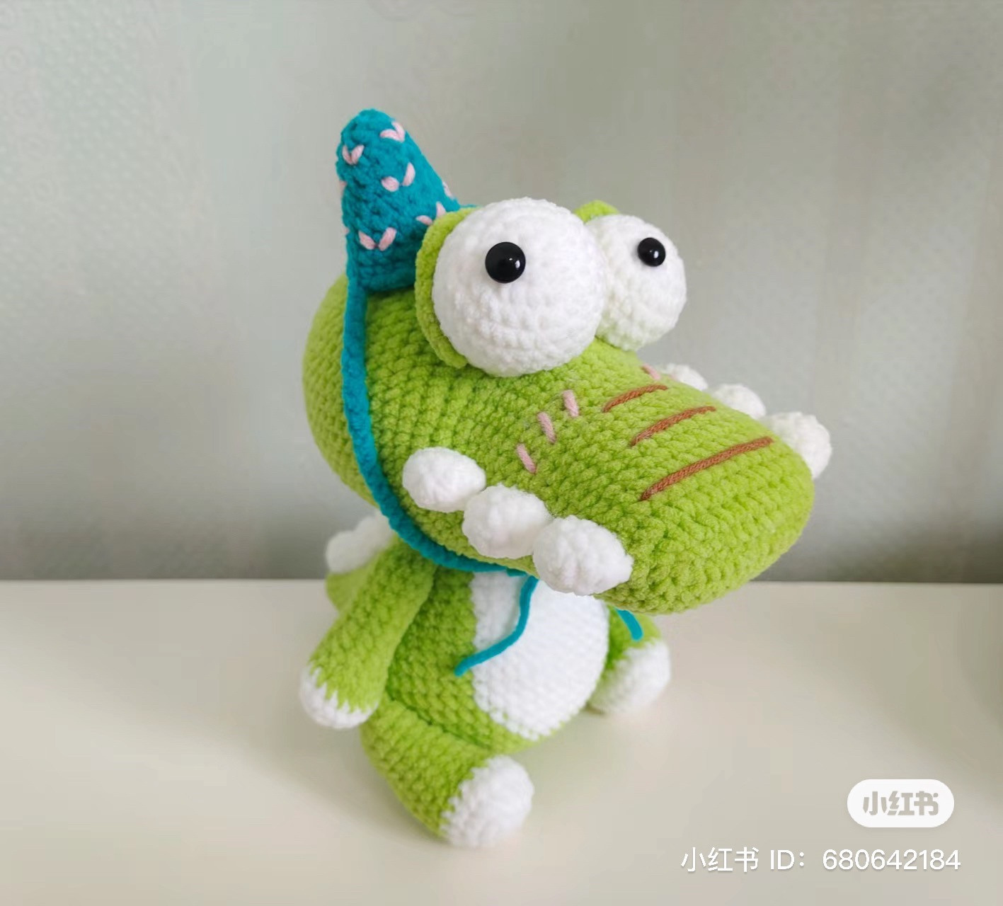 Crochet Amigurumi Crocodile Pattern with Step-by-Step Chart