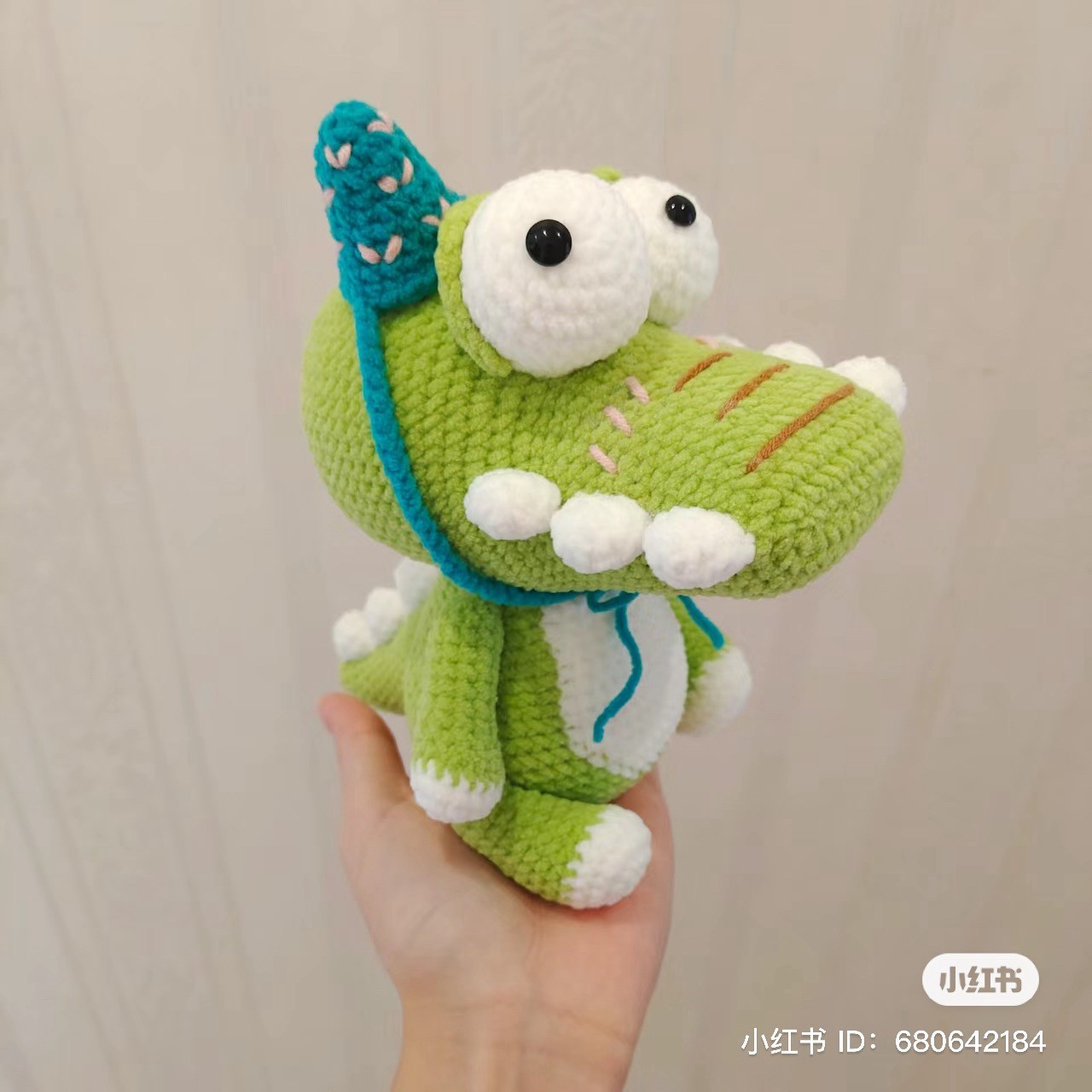 Crochet Amigurumi Crocodile Pattern with Step-by-Step Chart