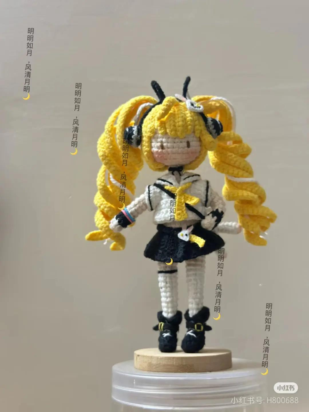 Crochet Amigurumi Doll Chart Pattern