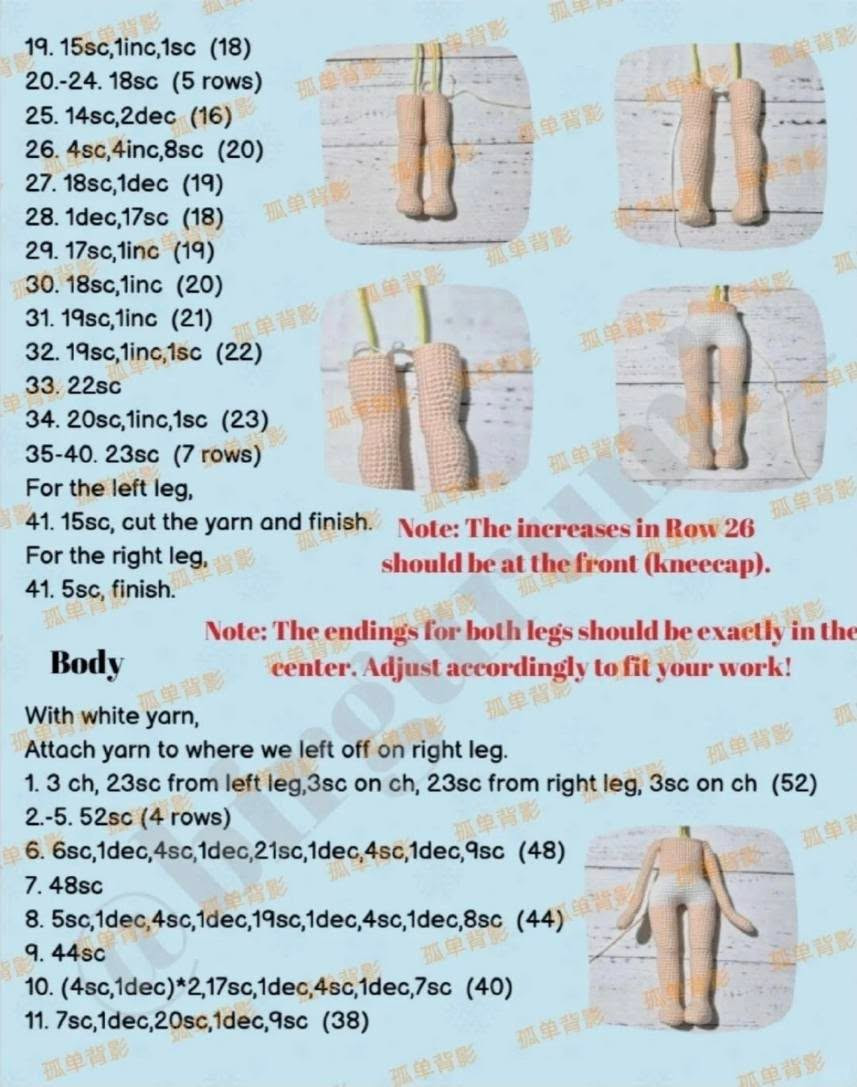 Crochet Amigurumi Doll Pattern: Winter Snow Girl with Blue Jacket and Hat