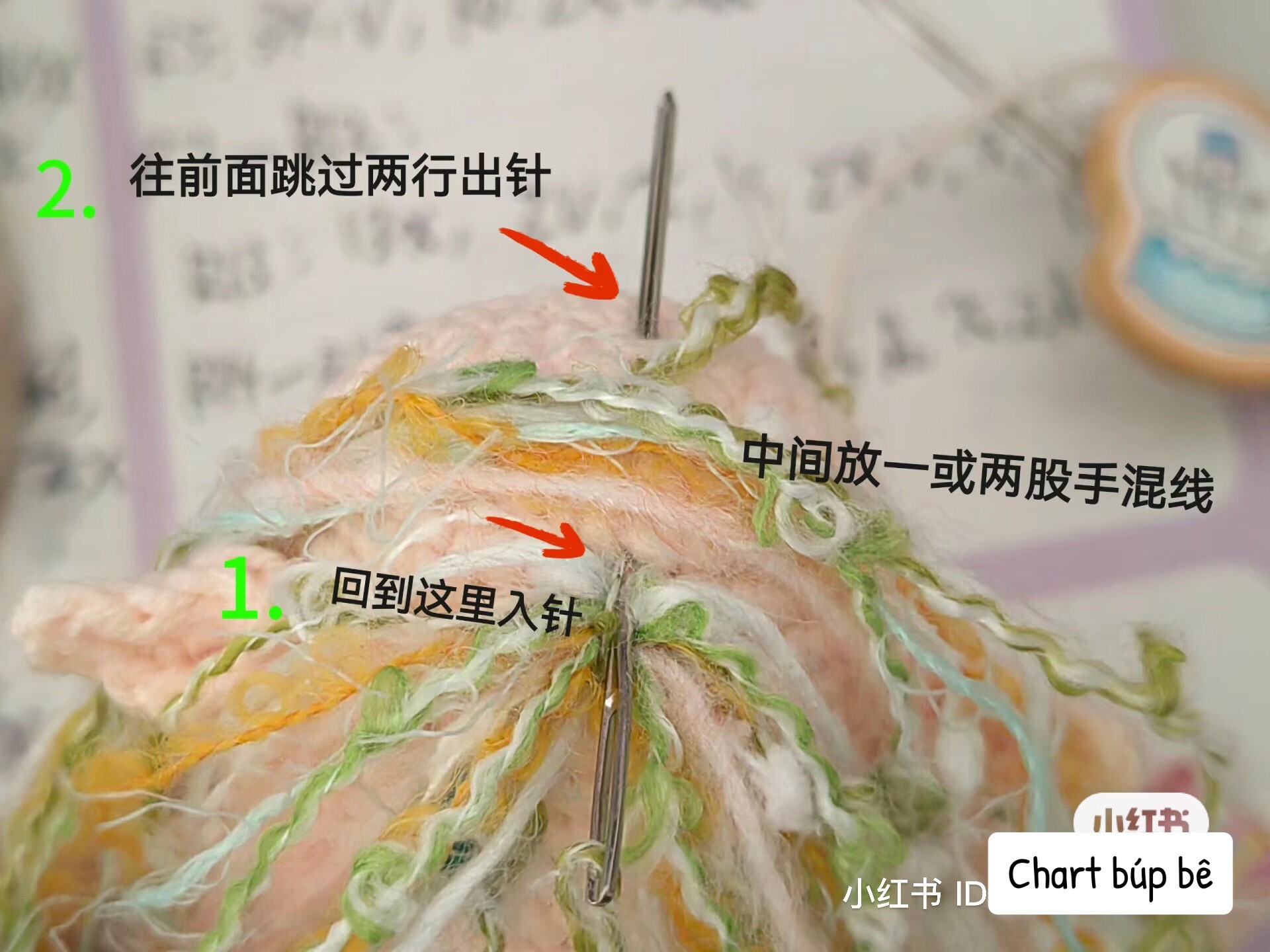 Crochet Amigurumi Flower Fairy Doll Chart Pattern