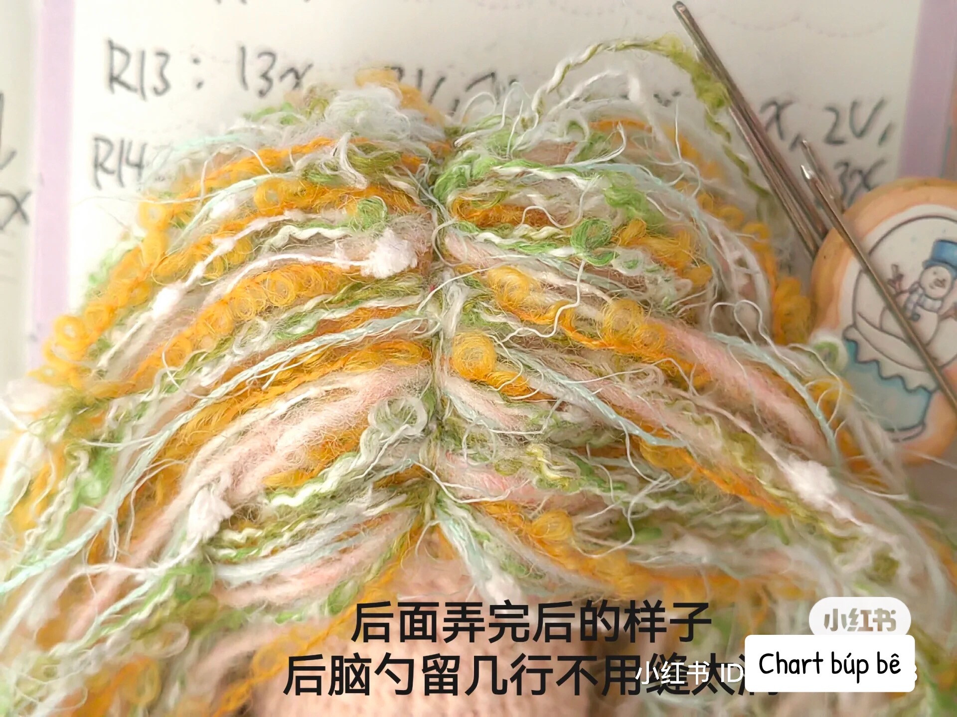 Crochet Amigurumi Flower Fairy Doll Chart Pattern