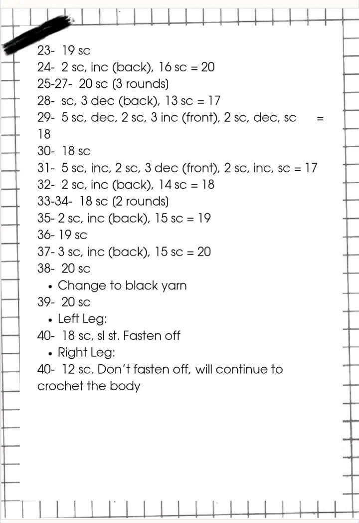 Crochet Amigurumi Girl Doll Pattern with Braids and Violin Background