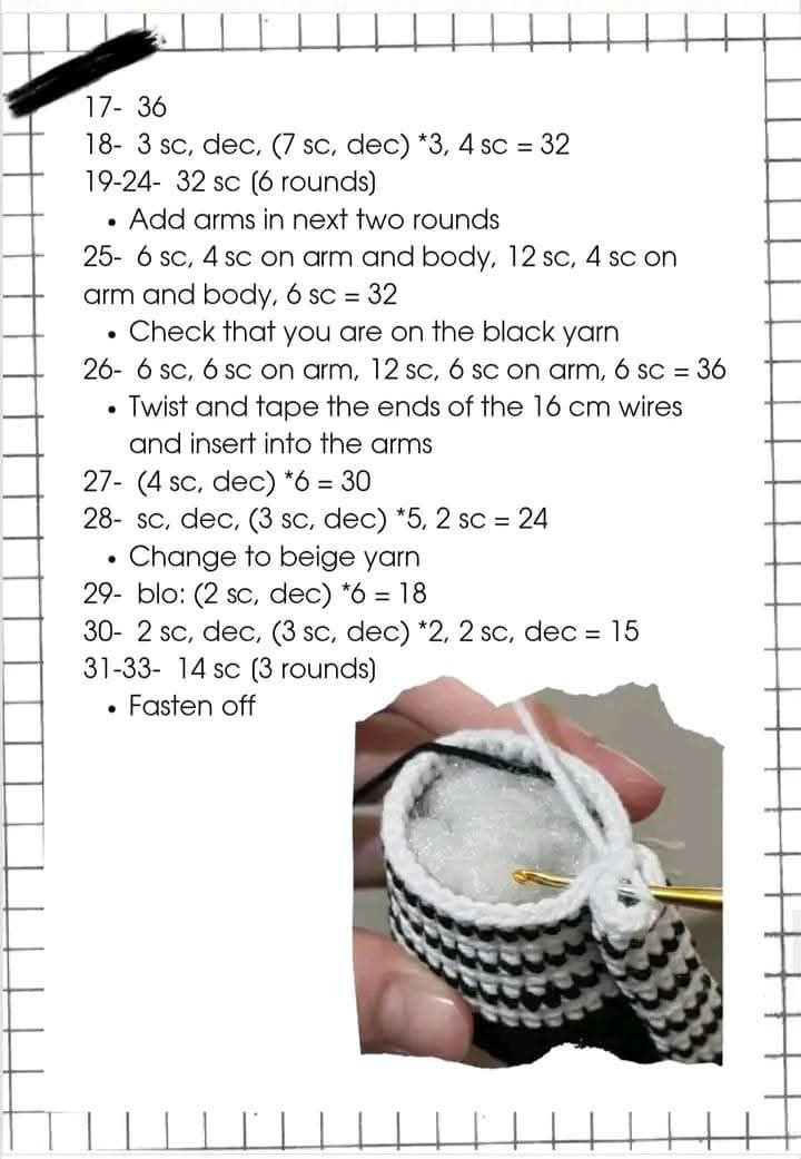 Crochet Amigurumi Girl Doll Pattern with Braids and Violin Background