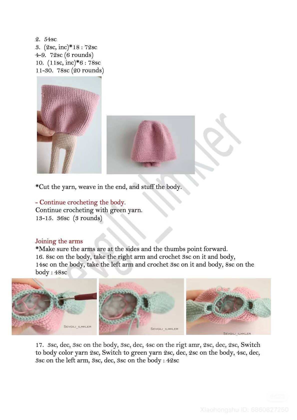 Crochet Amigurumi Girl Doll Pattern with Traditional Dress and Flower Hair Buns