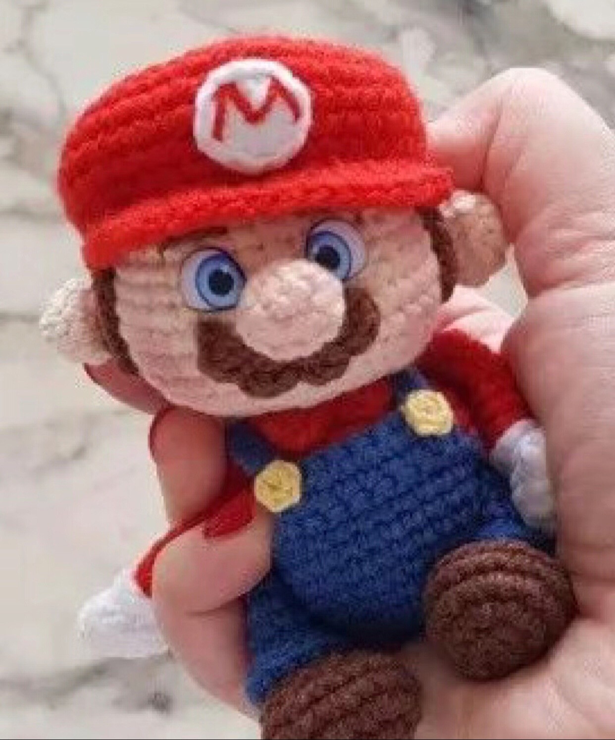 Crochet Amigurumi Mario Doll Tutorial Pattern Chart