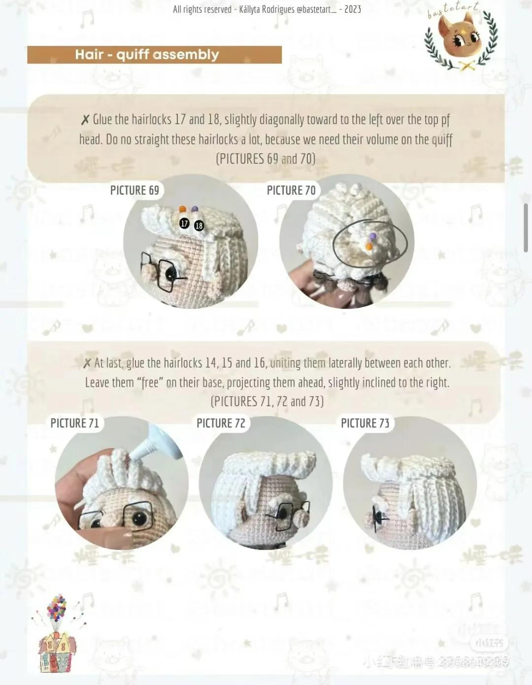 Crochet Amigurumi Mr. Carl Fredricksen Tutorial Pattern