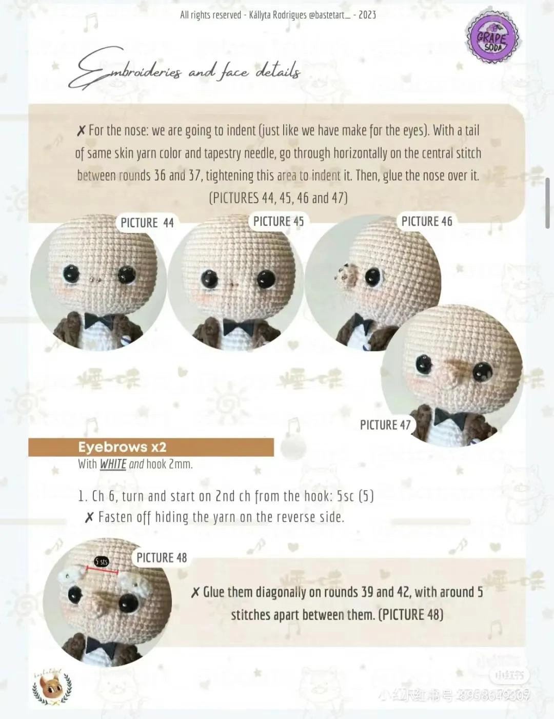 Crochet Amigurumi Mr. Carl Fredricksen Tutorial Pattern