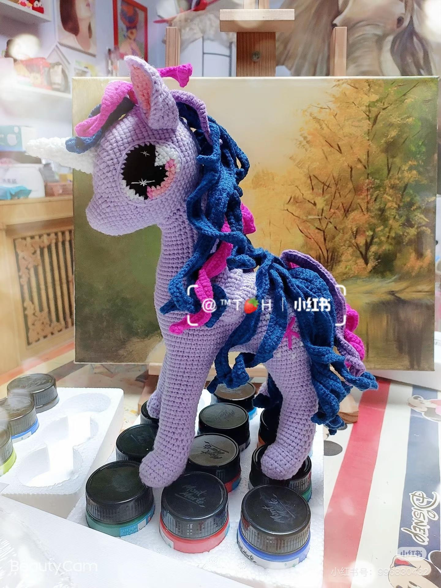 Crochet Amigurumi My Little Pony Tutorial Chart Pattern