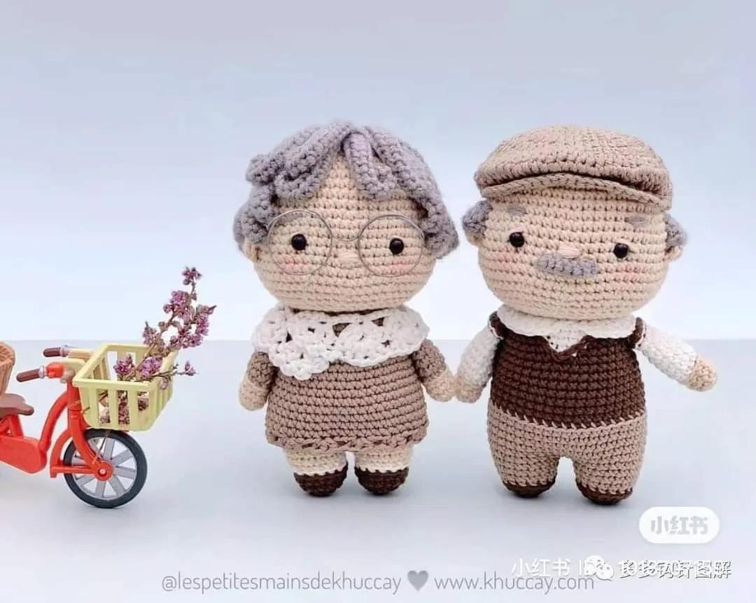 Crochet Amigurumi Old Man Pattern Chart
