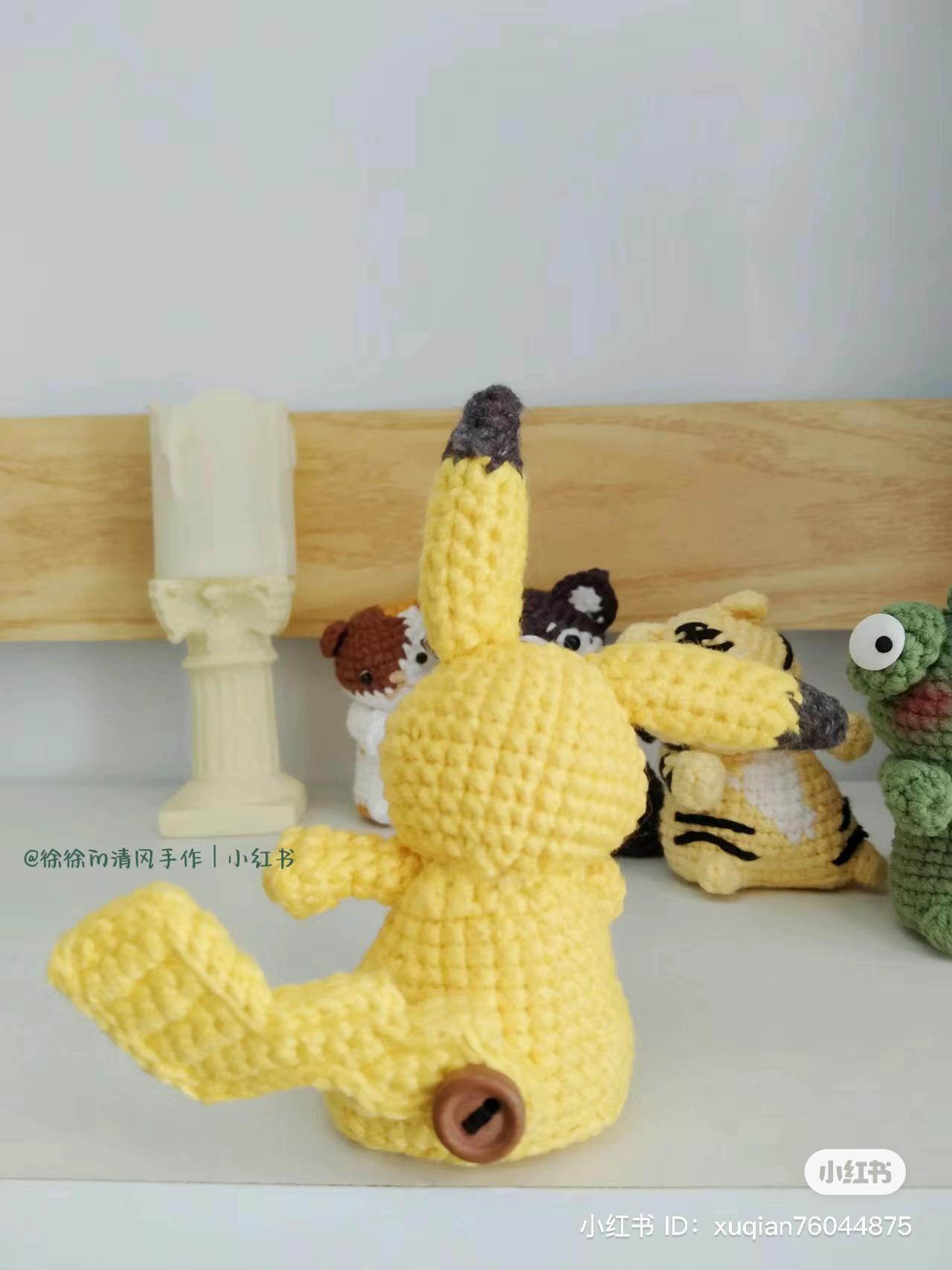 Crochet Amigurumi Pattern: Cute Tiger and Calico Cat Dolls