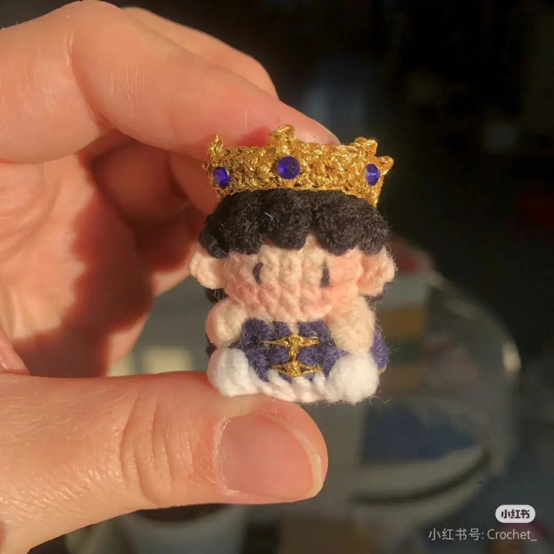 Crochet Amigurumi Pattern: Zhou Shen C929 King and Cat Outfit Dolls
