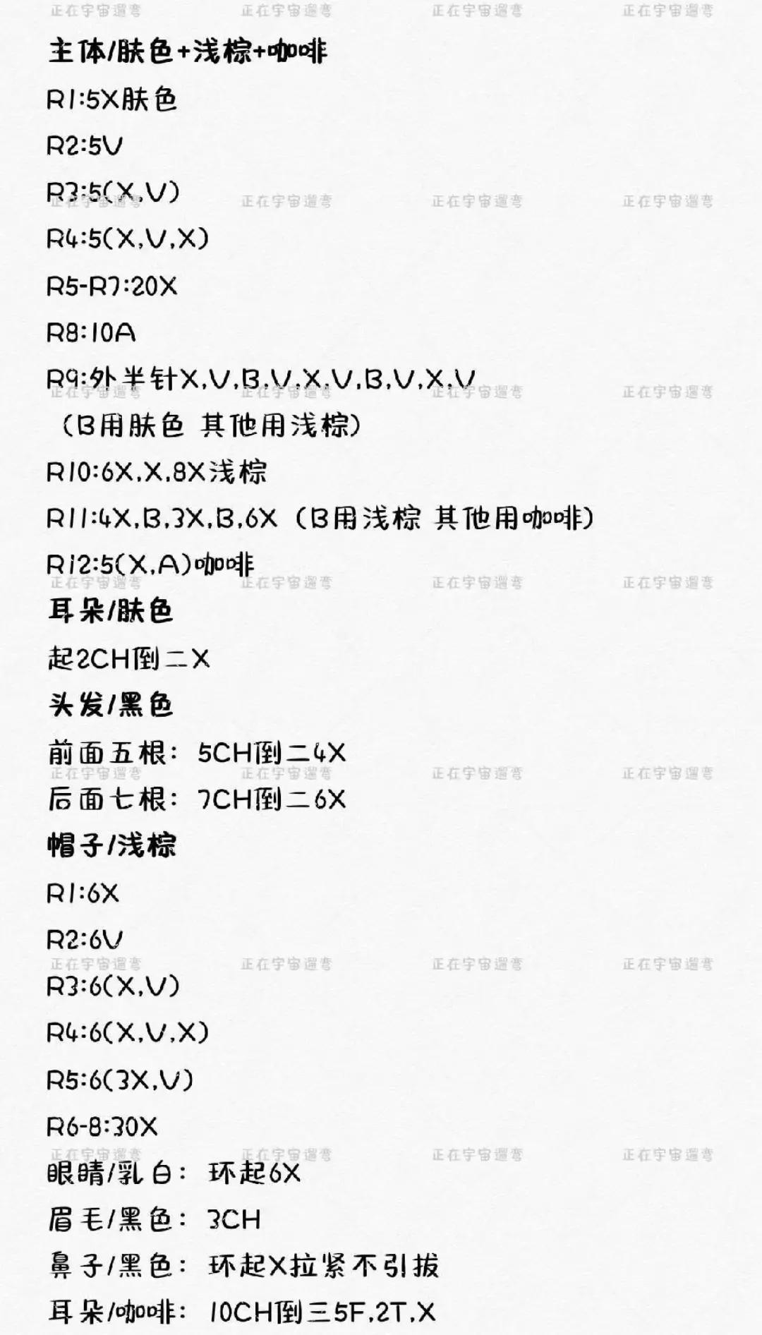 Crochet Amigurumi Pattern: Zhou Shen C929 King and Cat Outfit Dolls