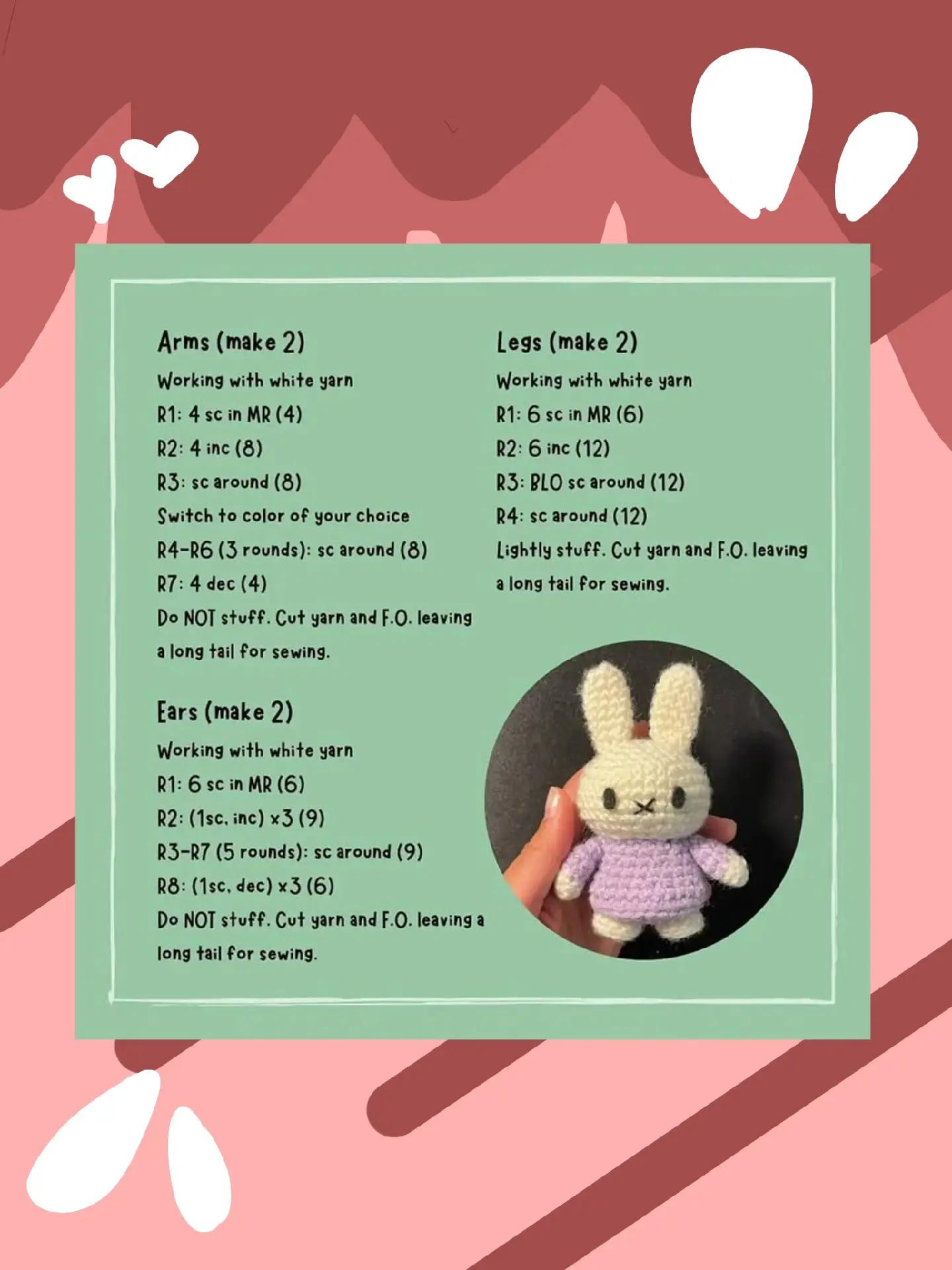 Crochet Amigurumi Patterns: Cat, Pancakes, Donut, Apple Cookie & Bunny