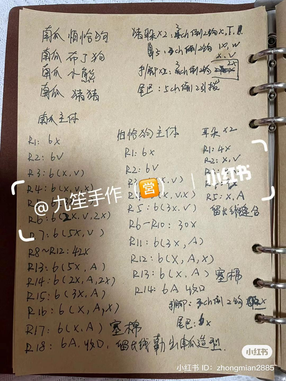 Crochet Amigurumi Patterns: Cute Cat with Headphones, Pig & Duck Ice Cream Cones, and Green Vegetable Bird