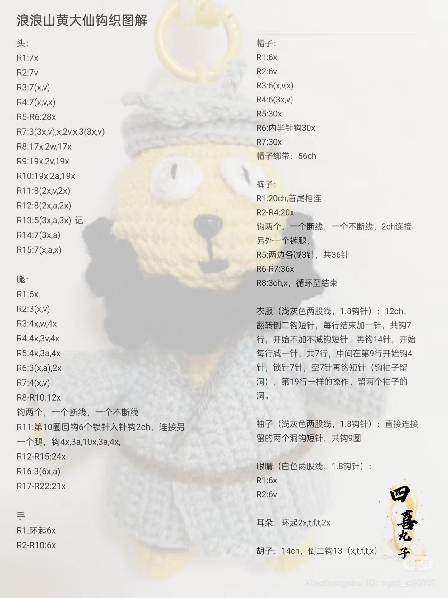 Crochet Amigurumi Patterns: Lang Lang Shan Little Monsters