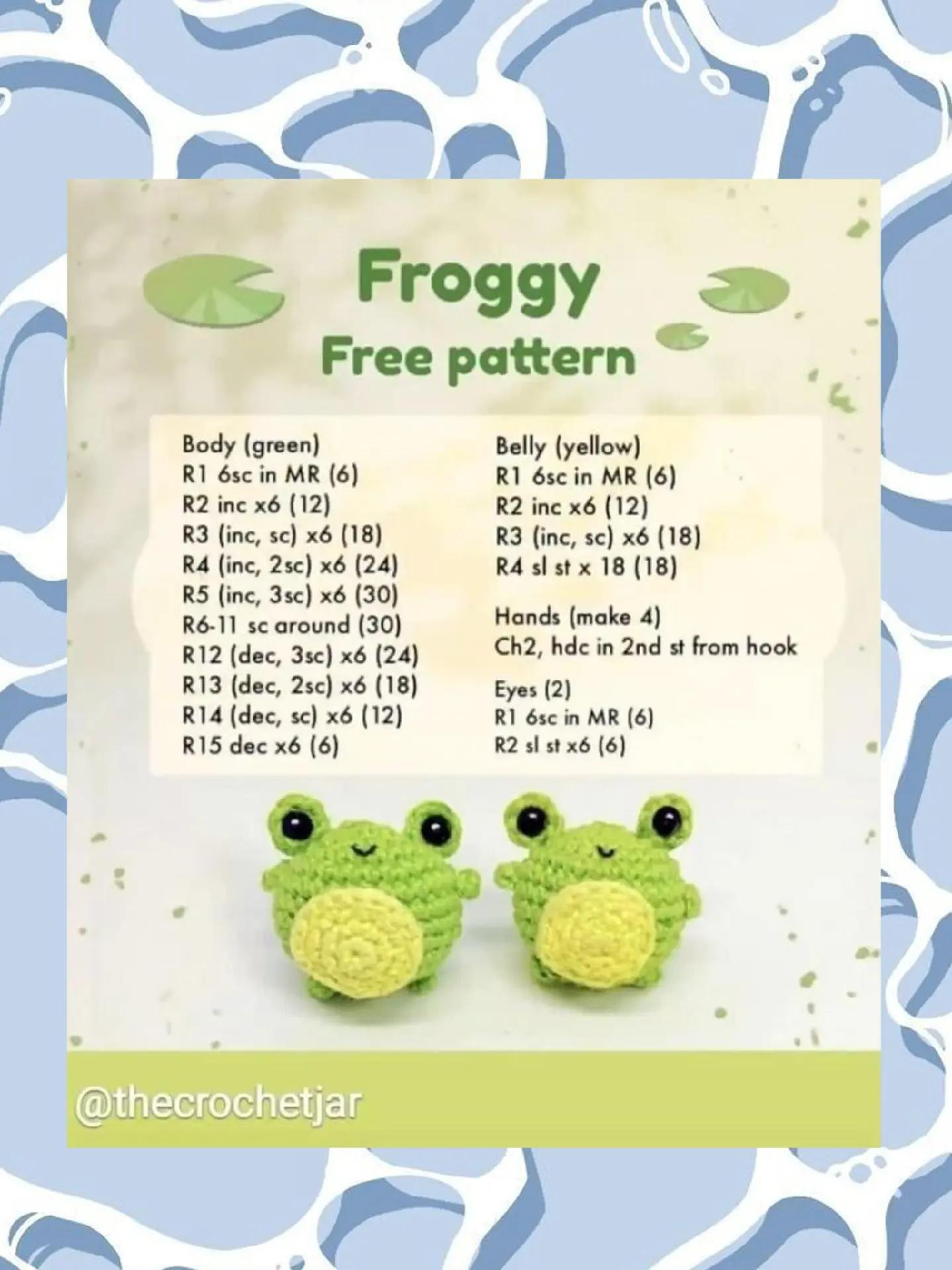 Crochet Amigurumi Patterns: Teddy Bear, Dog, Molang Rabbit, and Froggy