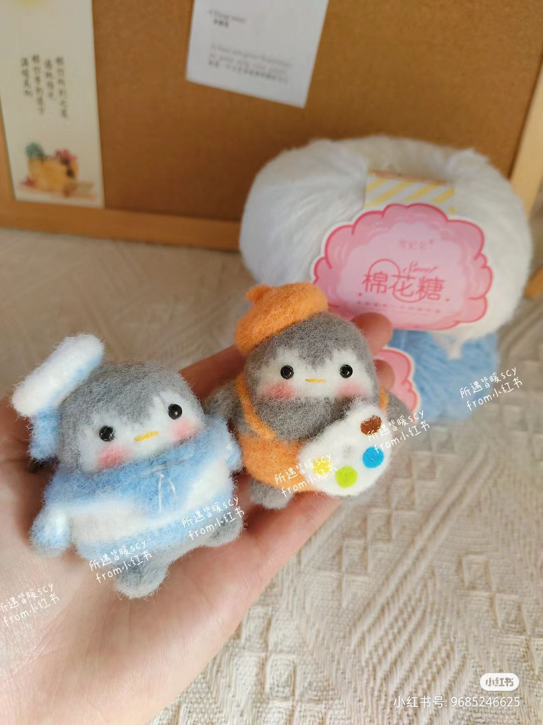 Crochet Amigurumi Penguin Pattern: Painter and Sailor Dolls