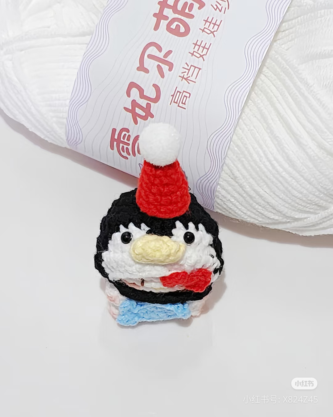 Crochet Amigurumi Penguin with Hello Kitty Hat Pattern
