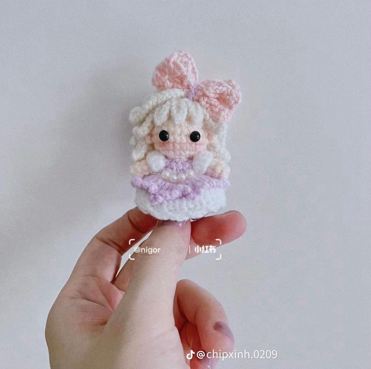 Crochet Amigurumi Princess and Deer Fairy Doll Pattern