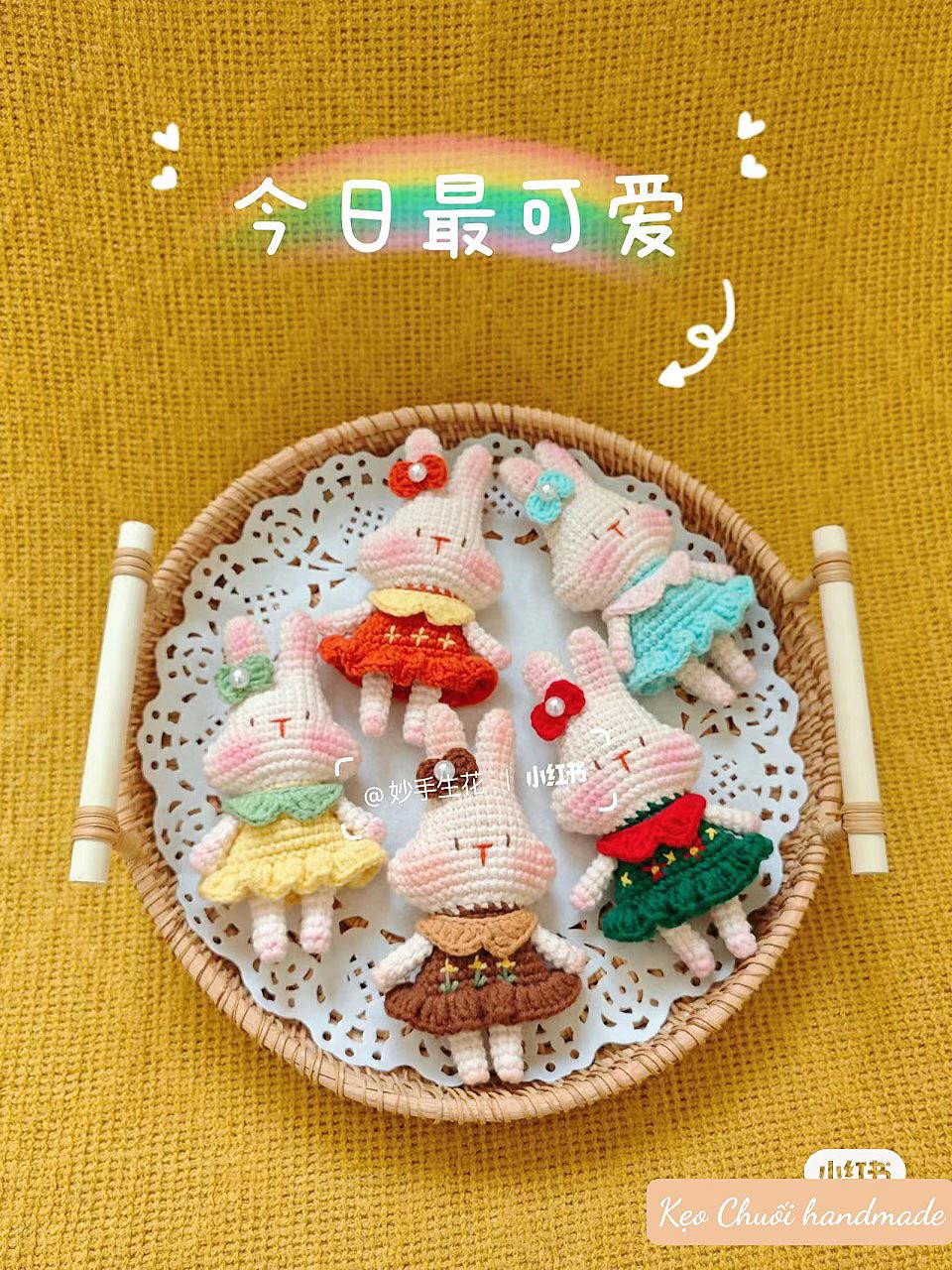 Crochet Amigurumi Rabbit Pattern Tutorial