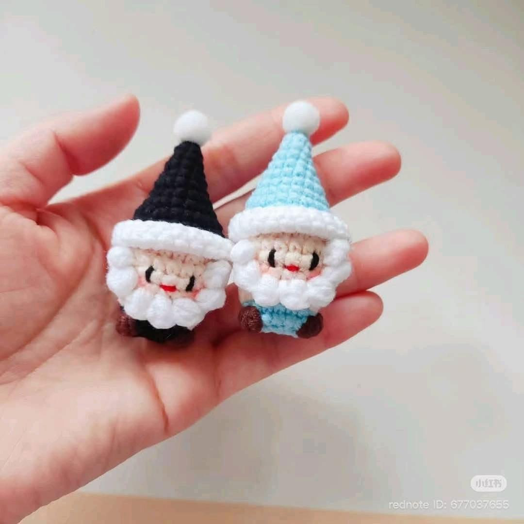 Crochet Amigurumi Santa Claus Doll Pattern Chart