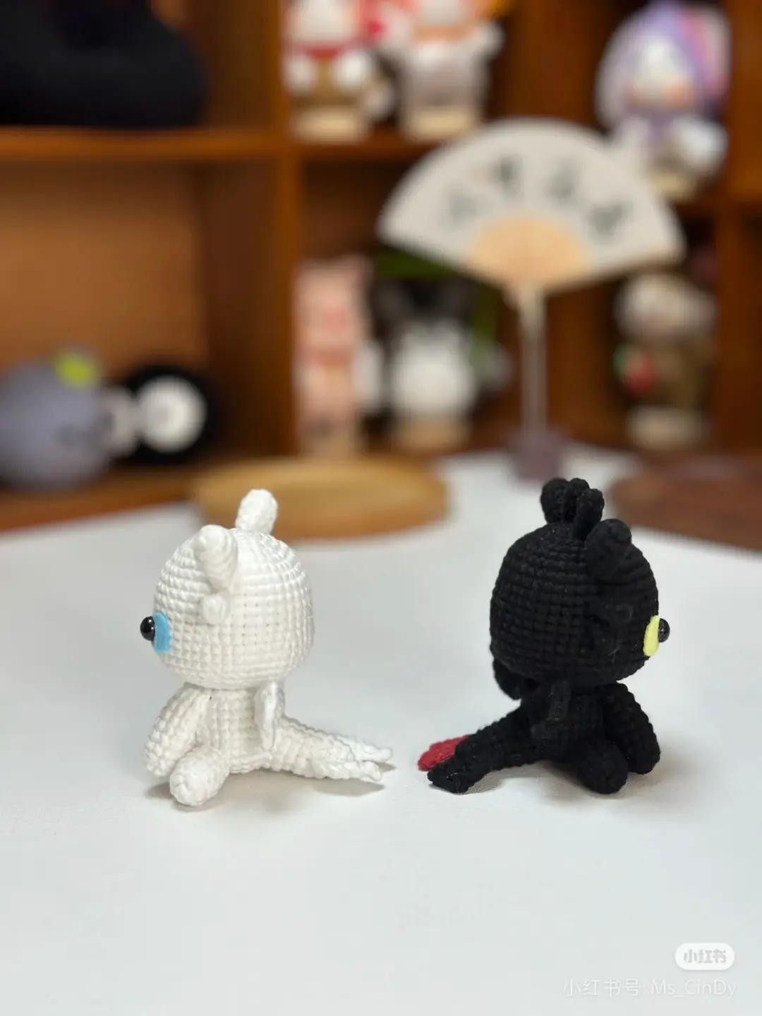 Crochet Amigurumi Toothless Dragon Pattern Chart Tutorial