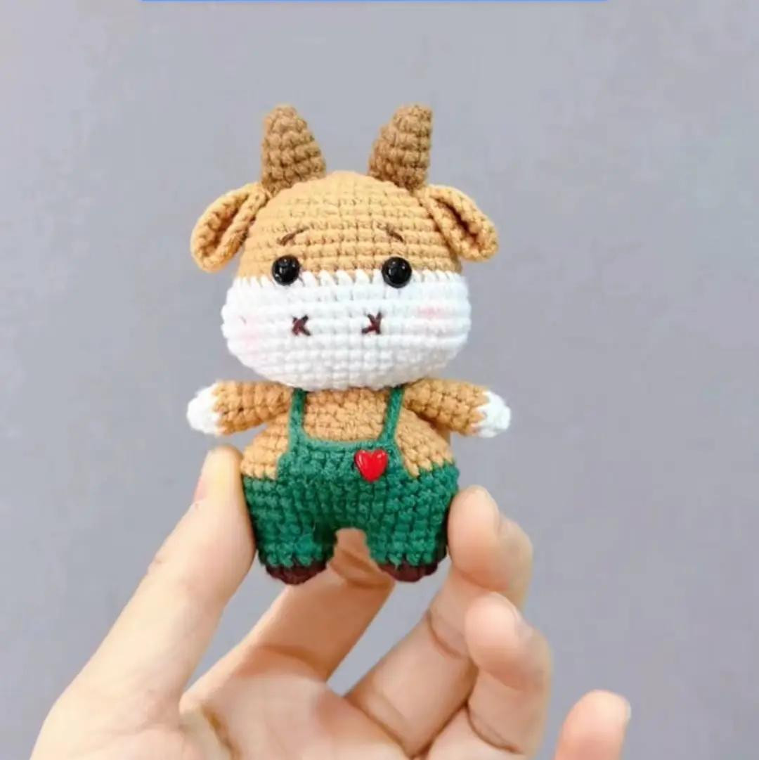 Crochet Amigurumi Zodiac Ox Doll Pattern Chart