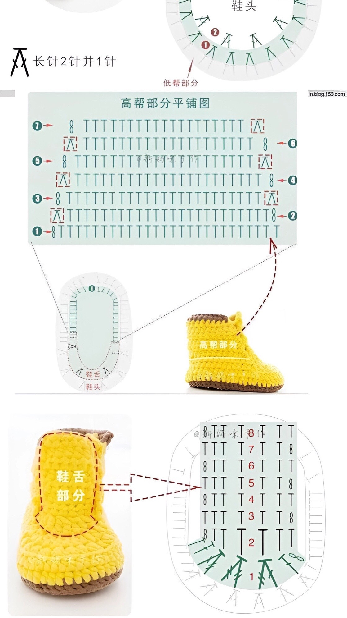 Crochet Baby Booties Pattern Chart Tutorial