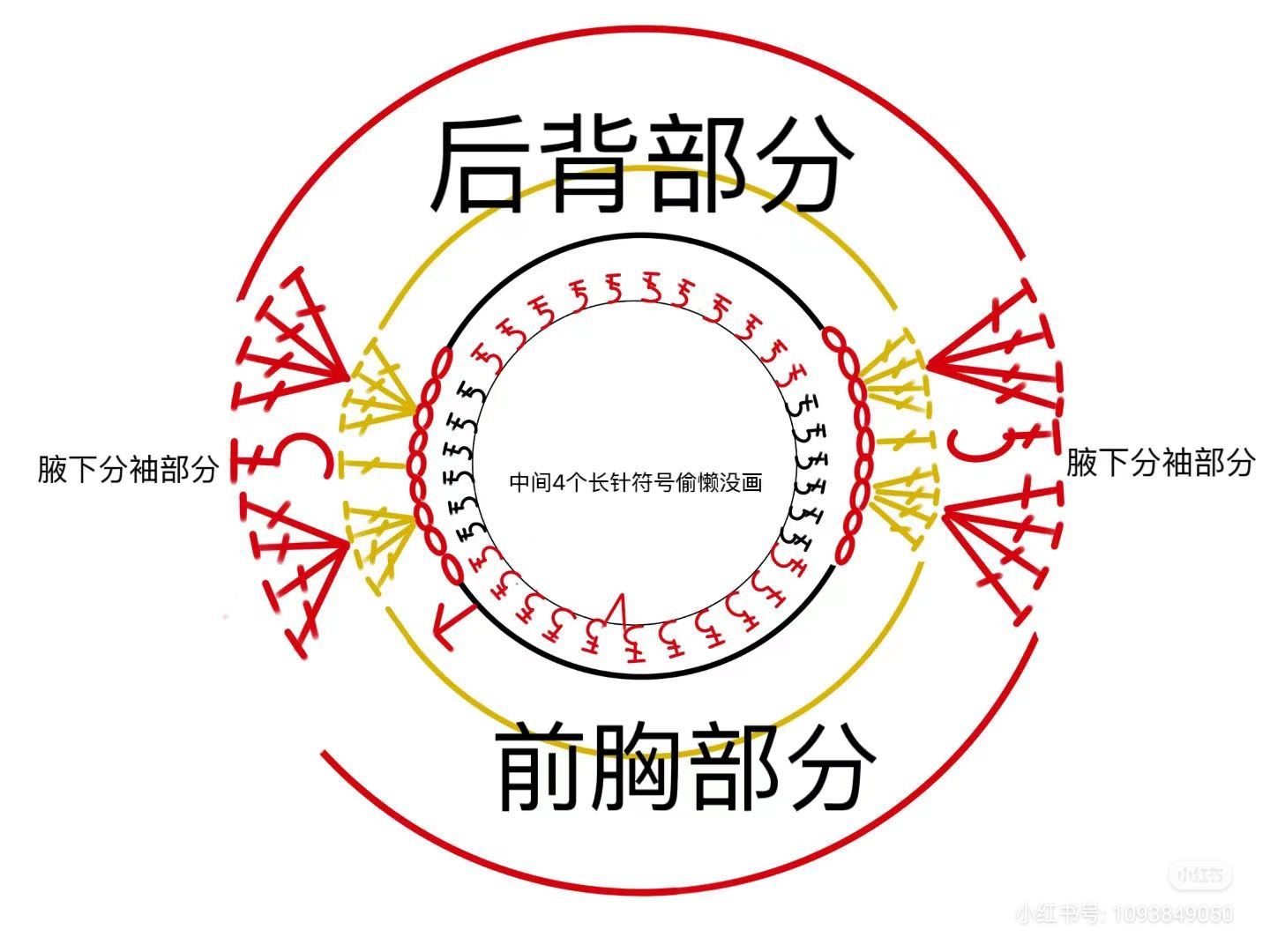 Crochet Baby Dress Pattern with Red Flower and Ruffled Collar