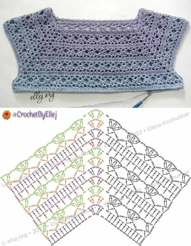 Crochet Baby Poncho Patterns and Charts