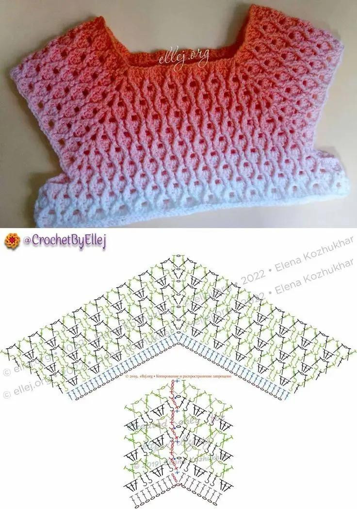 Crochet Baby Poncho Patterns and Charts