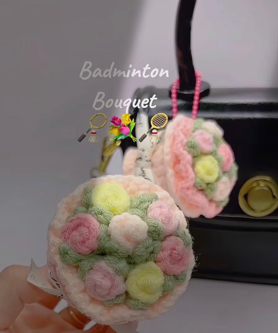 Crochet Badminton Bouquet Tutorial with Pastel Petals