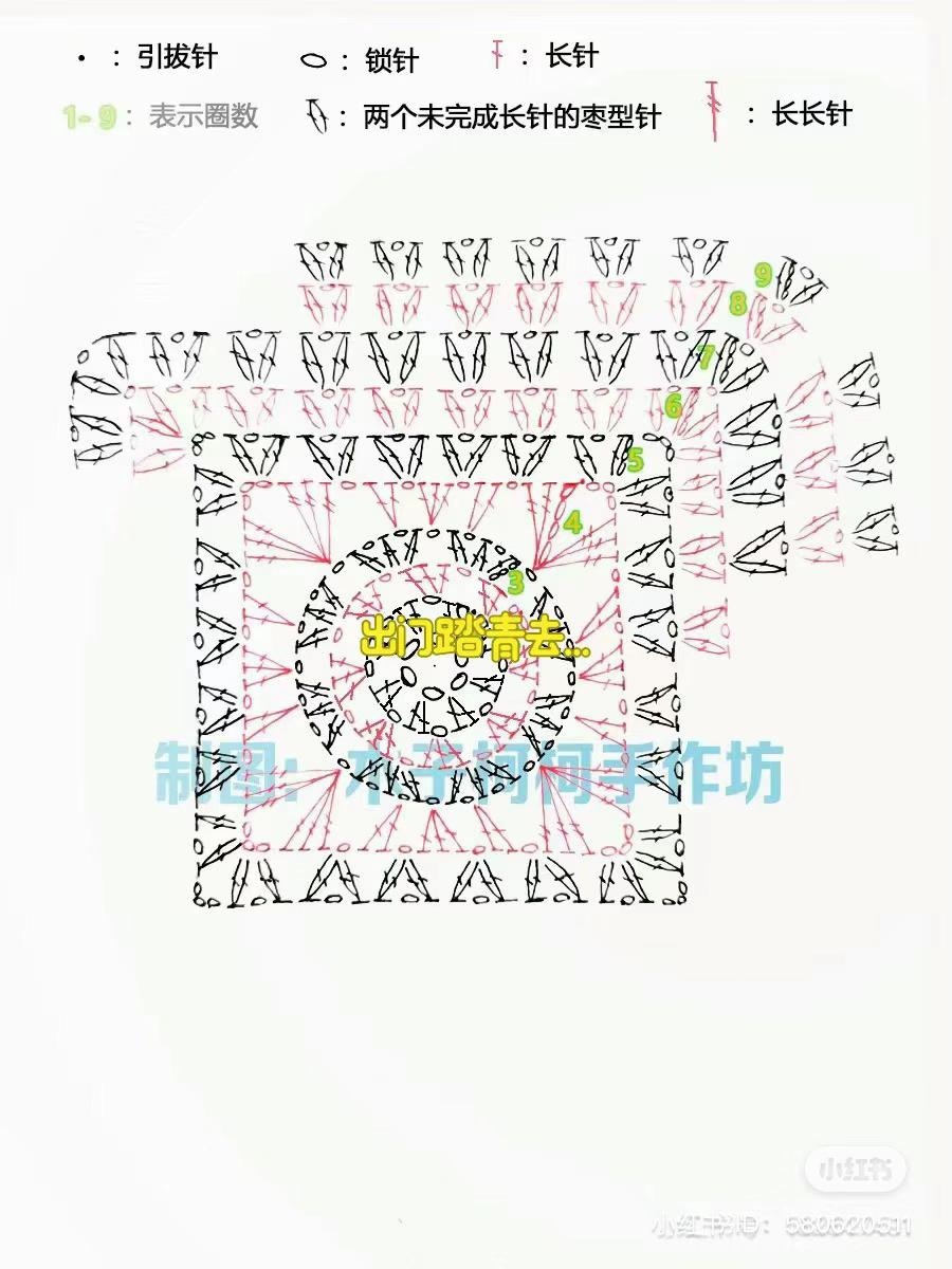 Crochet Bag Pattern Chart Blue and White